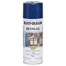 Rust Oleum 7251830 Stops Rust Metallic Spray Paint 11 Oz Cobalt Blue Walmart Com Walmart Com