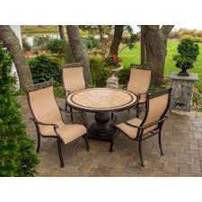 Hanover Monaco 5 Piece Patio Outdoor Dining Set Monaco5pc The Home Depot Patio Dining Set Outdoor Dining Set Patio Dining