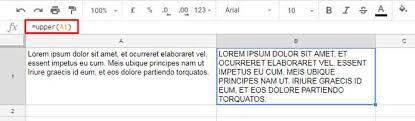 How to change text case in google sheets with upper lower and proper. Change Text To Upper Lower Proper Or Sentence Case In Google Sheets