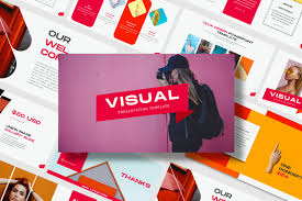 Download Visual Powerpoint Template In Presentation Templates On Yellow Images Creative Store PSD Mockup Templates