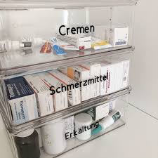 Die ideale behandlungszeile oder medikamentenschänke für untersuchungsräume, labore, sprechzimmer und auch kleine behandlungsräume. Wie Du Den Uberblick Im Medikamentenschrank Behaltst Simply Organized