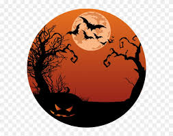 Hanging witch cauldron png transparent image. Halloween Moon Png Large Halloween Clipart 5910167 Pikpng