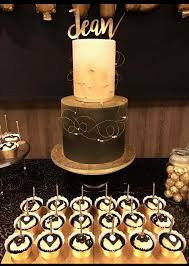 18th Birthday Black And Gold Cupcakes Pin Em Jean S Black Gold 18th Birthday Party