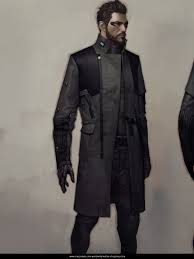 Adam Jensen Deus Ex Mankind Divided Black Leather Coat In Los Angeles California San Diego Hermosillo Sacramento Wyoming Washington Dc North Dakota Usa Black Leather Coat Leather Jacket Style Deus Ex