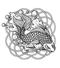Have fun with these coloring pages. Mandala Fish And Bubbles Simple Mandalas 100 Mandalas Zen Anti Stress