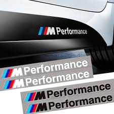 2x M Performance Decals Stickers Car Auto Styling Vinyl Emblems For Bmw M3 M5 M6 Vinilos Para Autos Vinilos Autos