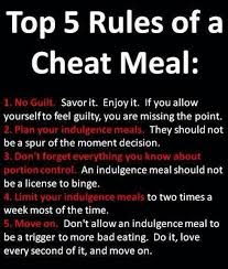 Top 5 Rules Of A Cheat Meal Health Cheat Meal Rules Cheat Meal