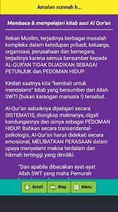 Pastinya doa mudah termakbul dan menjadikan kita semakin dekat dengan allah ta'ala. Amalan Sunnah Harian Rasulullah Saw Pour Android Telechargez L Apk