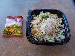 Feel free to add your favorite elements to your tuna salad. Subway 701 N Main Pueblo Co Nice Tuna Chopped Salad Picture Of Subway Pueblo Tripadvisor
