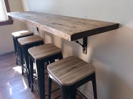 Kitchen Dining Wall Mounted Bar Handmade Industrial Metal Brackets Mesas De Cocina Mesas De Comedor Pequenas Y Mesas De Barra De Cocina