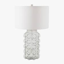 Lighting Lamps Pendants Chandeliers Dear Keaton Bubble Table Lamp Clear Glass Table Lamp Glass Bubble Table Lamp