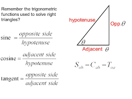 Solve word problems involving right triangles and trigonometric ratios. Unit 8 Trigonometric Functions Radian And Degree Measure Unit Circle Right Triangles Trigonometric Functions Graphs Of Sine And Cosine Graphs Of Other Ppt Download