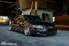 Stance Is Everything Black Audi A6 With Custom Parts Black Audi Audi A6 Audi