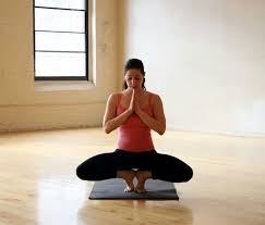 Balancing Butterfly Yoga Pose Yoga Poses For Beginners Yoga Challenge Poses Yoga Poses