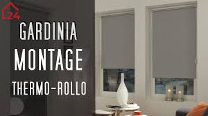 Aktuelle rollo angebote von dänisches bettenlager. Gardinia Thermo Rollo Montage Markenbaumarkt24 Youtube