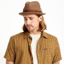 Brixton Gain Fedora Camel