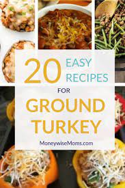 20 Easy Ground Turkey Recipes To Make For Your Family Casseroles Burgers Ground Turkey And Sausage Recipe Ground Turkey Recipes Easy Ground Turkey Recipes