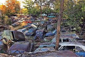 Forgotten Wrecking Yard Liquidation Wrecking Yards Car Parts Decor Junkyard Cars