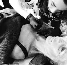The telly presenter, 52, recently got four new inkings in one day and has. Ulrika Jonsson Has Pappa Tattoo On Collarbone To Honour Father Daily Mail Online