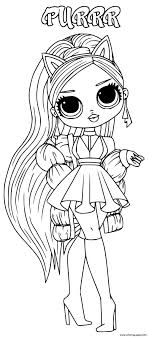 Lol surprise dolls coloring pages. Lol Omg Purr Baby Coloring Pages Printable