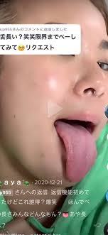 Tiktok 舌 が 長い