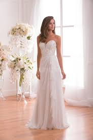 Jasmine Collection Wedding Dress Style F171006 In Ivory Light And Airy Madelyn Silky Chiffon Dr Bridal Dresses Sweetheart Wedding Dress Wedding Dresses Photos