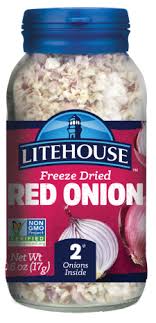 There aren't a lot of layers to this process. Instantly Fresh Red Onion Freeze Dried Herbs Litehouse