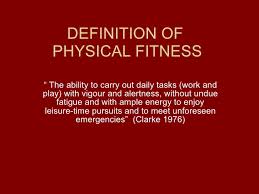 Definitions Of Fitness