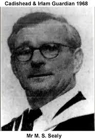 Mr M S Sealy. Headmaster Alfred Turner School 1968