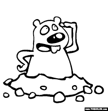 We are constantly updating our catalogue of coloring pages and printable sheets for you to enjoy. Groundhog Day Online Coloring Pages