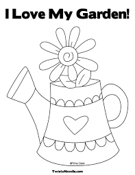 All children like to color. Garden Coloring Sheets Coloring Home