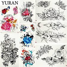 Maybe you would like to learn more about one of these? Buy 1pc Waterproof Tattoo Women Stickers Black Leaf Flower Arm Tattoos Temporary Waist Rose Makeup Fake At Affordable Prices Free Shipping Real Reviews With Photos Joom