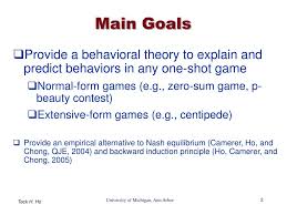 To revisit this article, visit my profile, the. Ppt A Cognitive Hierarchy Ch Model Of Games Powerpoint Presentation Id 778902