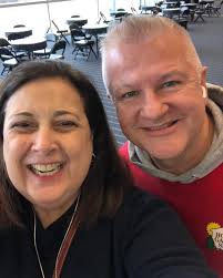 Made it to the 'Burgh and found the home show's head honcho —Exec. Director  and Producer Mark— at my stage! Getting ready for tomorrow. Pittsburgh Home  & Garden Show