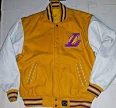 La Lakers Varsity Jacket Reversible Leather Wool Showtime Era Rare Jh Design L Jhdesign Losangeleslakers Varsity Jacket Jackets Athletic Jacket