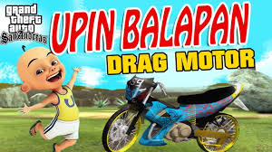 25 desain gambar motor drag kartun 2019 sebagai inspirasi. Upin Ipin Balapan Drag Motor Dapet 50 Juta Gta Lucu Youtube
