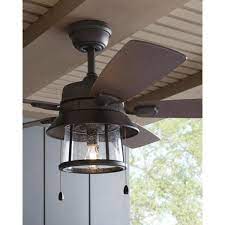 When it comes to choosing one that's right for your patio, pergola or gazebo, here are a few important things to consider: Home Decorators Collection Shanahan 52 In Led Indoor Outdoor Bronze Ceiling Fan With Light Kit 59201 The Home Depot