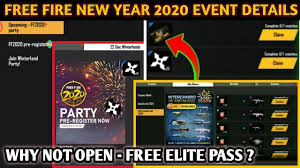 Free fire is the ultimate survival shooter game available on mobile. Free Fire New Year 2020 New Event Full Details Ff 2020 Event Claim Elite Pass By Class Gaming Youtube