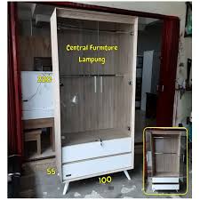 Demikian 25 contoh model lemari pakaian 2 pintu,,, semoga bisa jadi inspirasi untuk anda. Lemari Pakaian 2 Pintu Full Gantung Untuk Jas Baju Gamis Kaki Besi Mebel 820373625