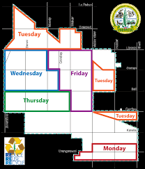 Tuesday trash pickup will be on wednesday, wednesday on thursday, thursday on friday and friday on saturday. Trash Collection Schedule City Of Cypress