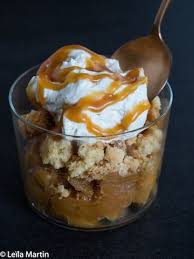 Verrine Pommes Caramel Au Beurre Sale Crumble Chantilly Mascarpone Vanille Verrine Pomme Pomme Caramel Et Crumble Pomme Caramel