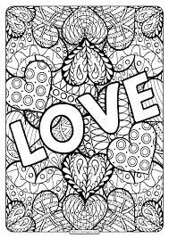 Each sheet shows the importance of god's love. Free Printable Love Pdf Coloring Page