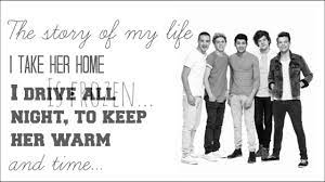 Cheated by a fox, swallowed by a whale. One Direction Story Of My Life Lyrics Youtube