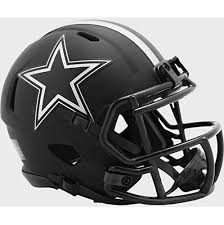 Dallas cowboys helmet logo images. Dallas Cowboys 2020 Black Revolution Speed Mini Football Helmet