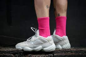 How To Wear Yeezy 500 Salt Pink Socks Perfect Sneakers Spring Style Guide