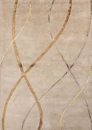 Modern style rugs go perfectly with contemporary architecture. Gold Rug With Multicolor Modern Design Gold Rug Rugs On Carpet Interior Design Rugs