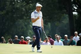 His performance on the 13th hole explains why he can win, and why he might not. Bryson Dechambeau Northern Trust 2018 Sunday Putting First Hole Golf Digest Middle East