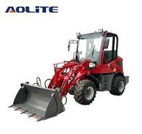 ‫معدات aolite ، 1 طن ، جرافة ذات عجلات أمامية صغيرة مع عقبة سريعة‬‎