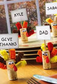 Neon pine cone place cards these neon pine cone place cards will make your table setting pop. Fun And Creative Thanksgiving Place Cards Hative