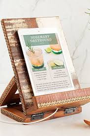 The Most Thoughtful Anniversary Gifts For Her Recipe Book Holders Cookbook Holder Salvaged Wood